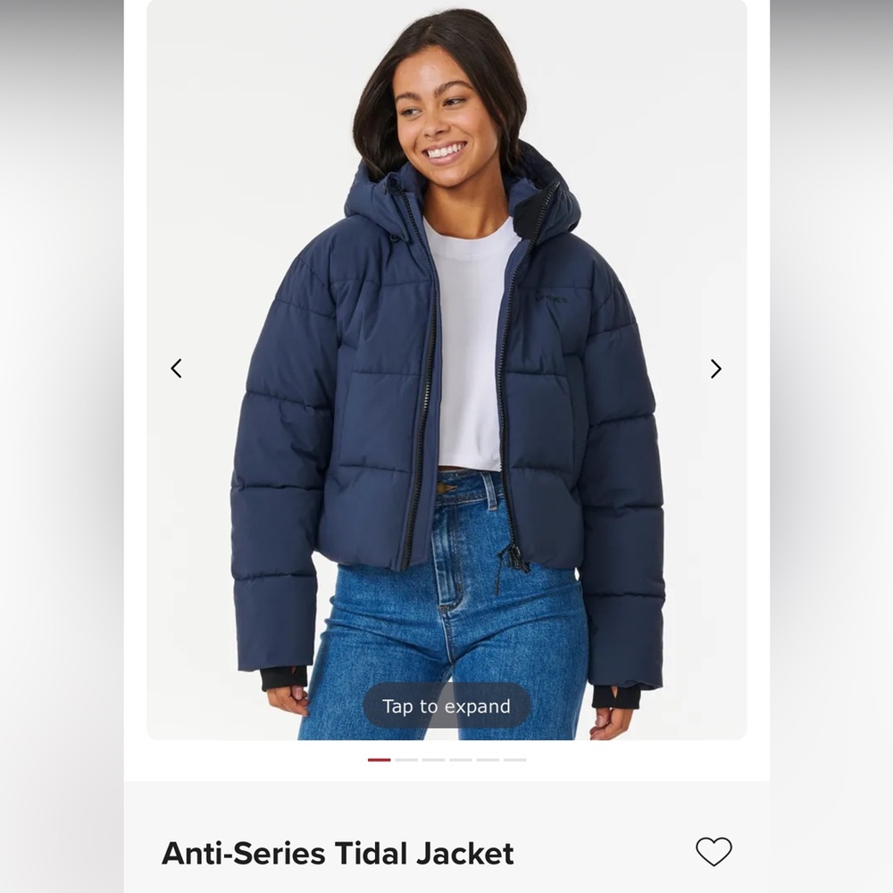 NWT Ripcurl Tidal Jacket